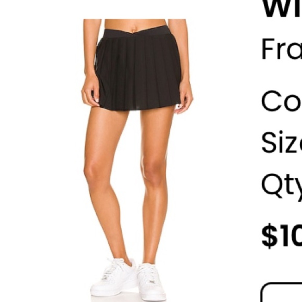 Frankie’s Bikinis Windy Tennis Skirt